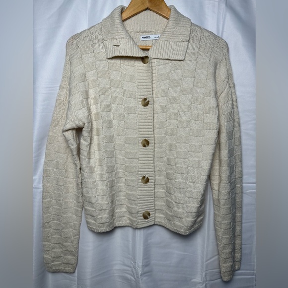 Sonoma Goods for Life Collared Cardigan NWOT - Picture 3 of 6